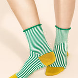 Corbusier Crew Socks - Green