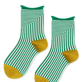 Corbusier Crew Socks - Green