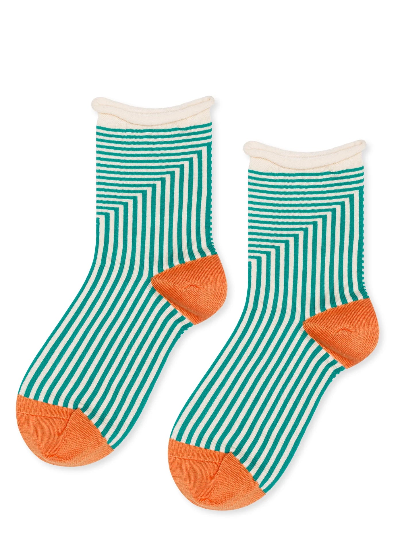Corbusier Crew Socks - Turquoise