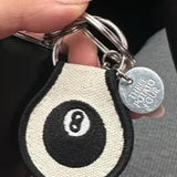 Patch Keychain - 8 Ball