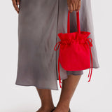 Nylon Drawstring Bag - Candy Apple