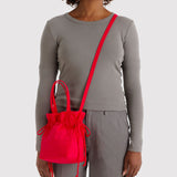 Nylon Drawstring Bag - Candy Apple