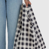 Standard Baggu - Black + White Big Check
