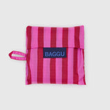 Baby Baggu - Pink & Red Painted Stripes