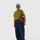 Nylon Bowler Bag - Leopard