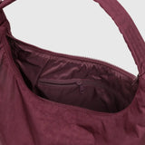 Nylon Shoulder Bag - Mahogany