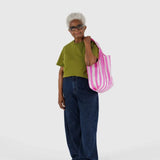 Standard Baggu - Pink Painted Stripes