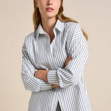 Romee Stripe Shirt - Navy