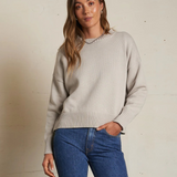Janet Crewneck Sweater - Silver
