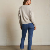 Janet Crewneck Sweater - Silver