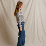 Jenna Long Sleeve - Natural / Black