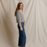 Jenna Long Sleeve - Natural / Black