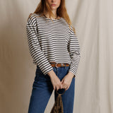 Jenna Long Sleeve - Natural / Black