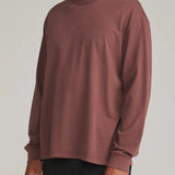 Box Fit LS Tee - Vintage French Roast