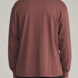 Box Fit LS Tee - Vintage French Roast