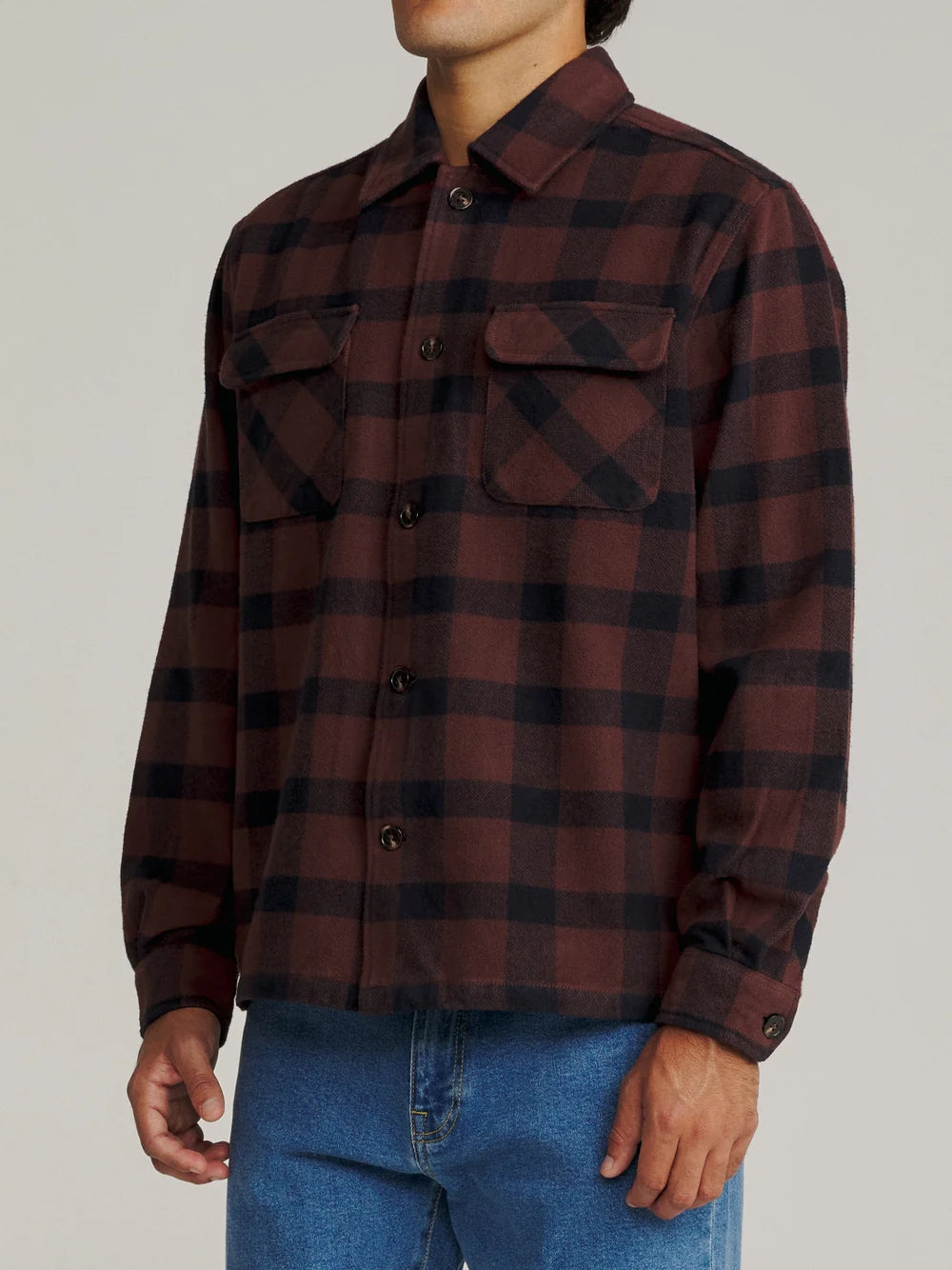 Shilo Flannel - French Roast Plaid