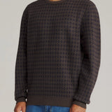 Check Sweater - Gray / Navy
