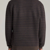 Check Sweater - Gray / Navy
