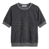 Kennedy Fleece Short Sleeve - Dark Heather Grey