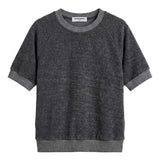 Kennedy Fleece Short Sleeve - Dark Heather Grey