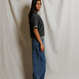Kennedy Fleece Short Sleeve - Dark Heather Grey