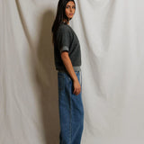 Kennedy Fleece Short Sleeve - Dark Heather Grey