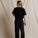 Kennedy Fleece Short Sleeve - Vintage Black