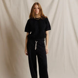 Kennedy Fleece Short Sleeve - Vintage Black
