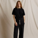 Kennedy Fleece Short Sleeve - Vintage Black
