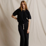 Kennedy Fleece Short Sleeve - Vintage Black