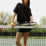Kennedy Fleece Short Sleeve - Vintage Black