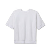 Kennedy Fleece Short Sleeve - White