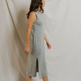 Lanell Sleeveless Dress - Heather Grey