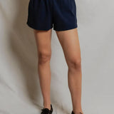 Liz Jersey Shorts - Navy