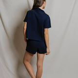 Liz Jersey Shorts - Navy