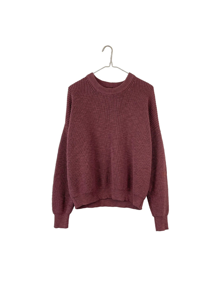 Pull On Sweater - Mahogany