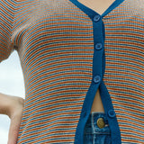 Margot Tee - Blue Earth Stripe