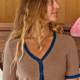 Margot Tee - Blue Earth Stripe