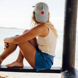 Strawberry Hat - Light Denim