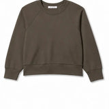 Nell Crew Neck Sweatshirt - Dark Olive