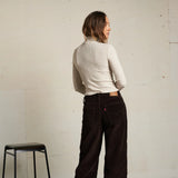 Noelle Rib Turtle Neck - Oatmeal