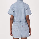 Logan Western Dress - Blasted Stone