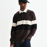 Rowhill Rugby Shirt - Brown / Black