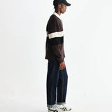 Rowhill Rugby Shirt - Brown / Black