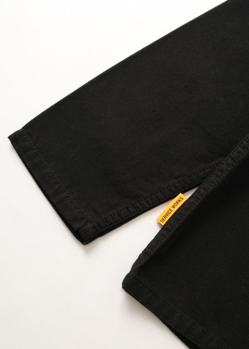 Herringbone Market Smock - Black