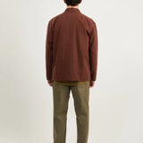 Canvas Coverall Jacket - Brown