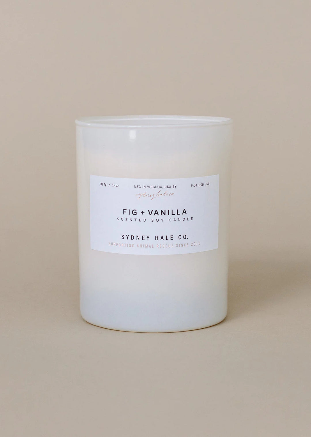 Fig + Vanilla 14oz. Candle