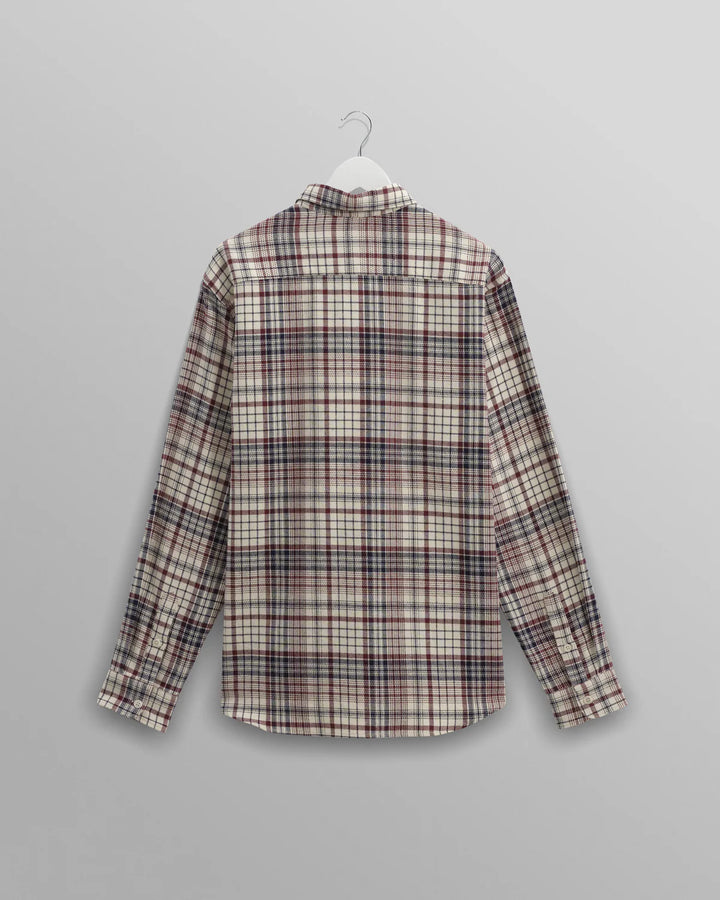 Shelly Flannel Shirt - Navy/ Red