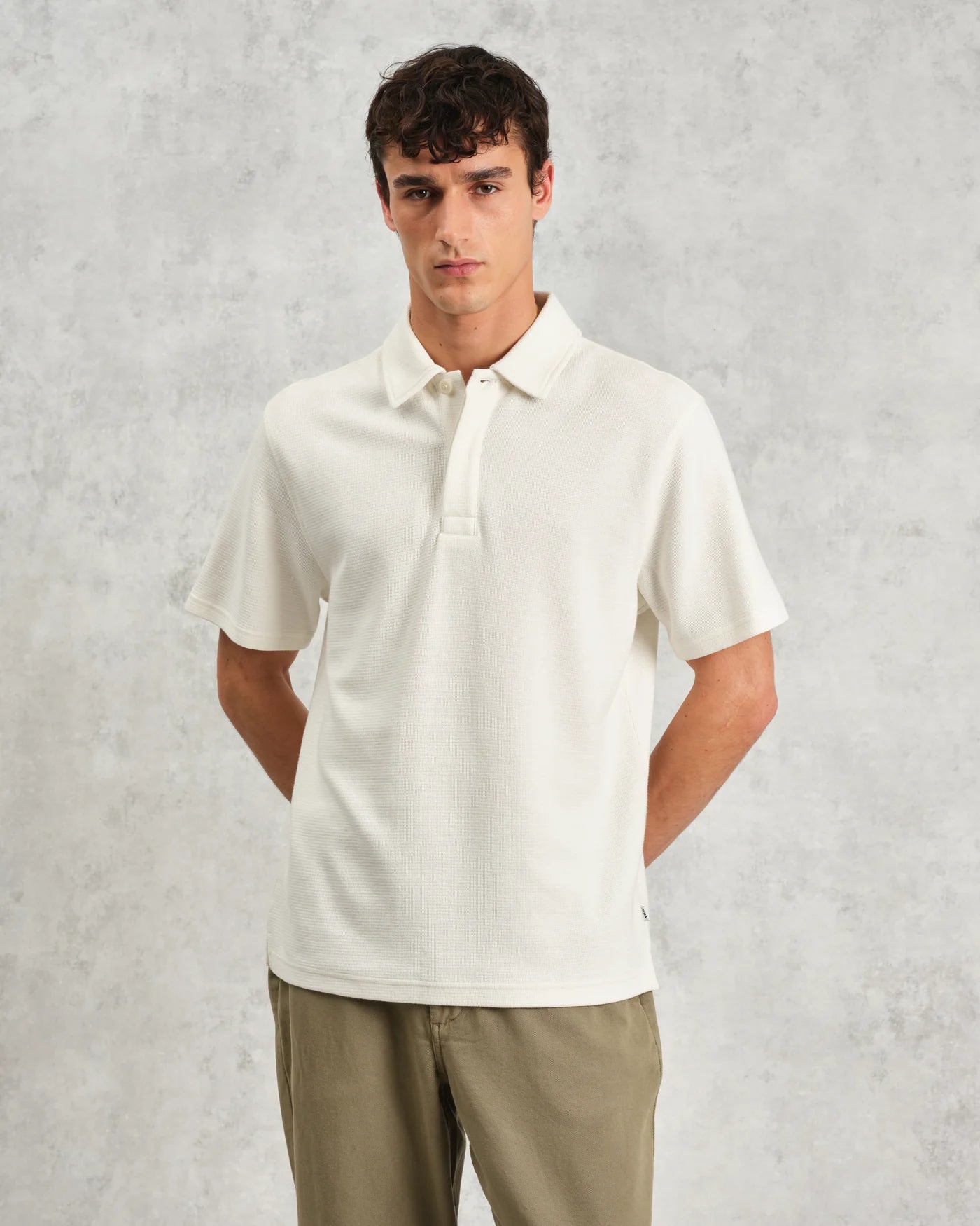 Shore SS Polo - Ecru