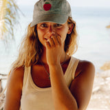 Strawberry Hat - Light Denim